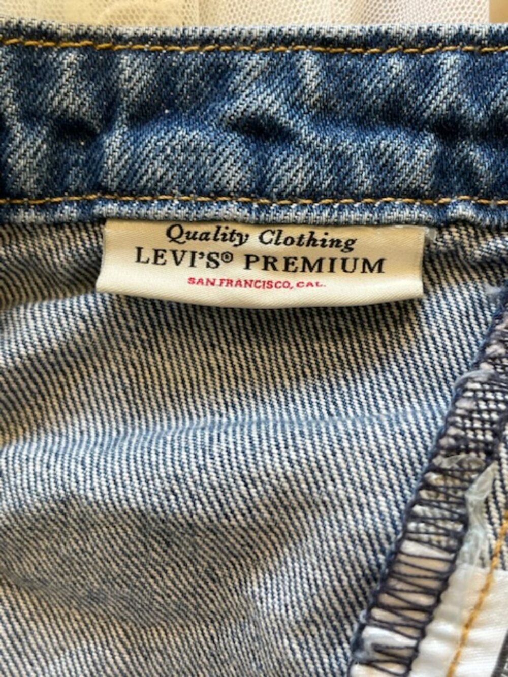 Levi's X Free People Denim Lace Up Corset Bustier Tank Top Small - Picture 7 of 10